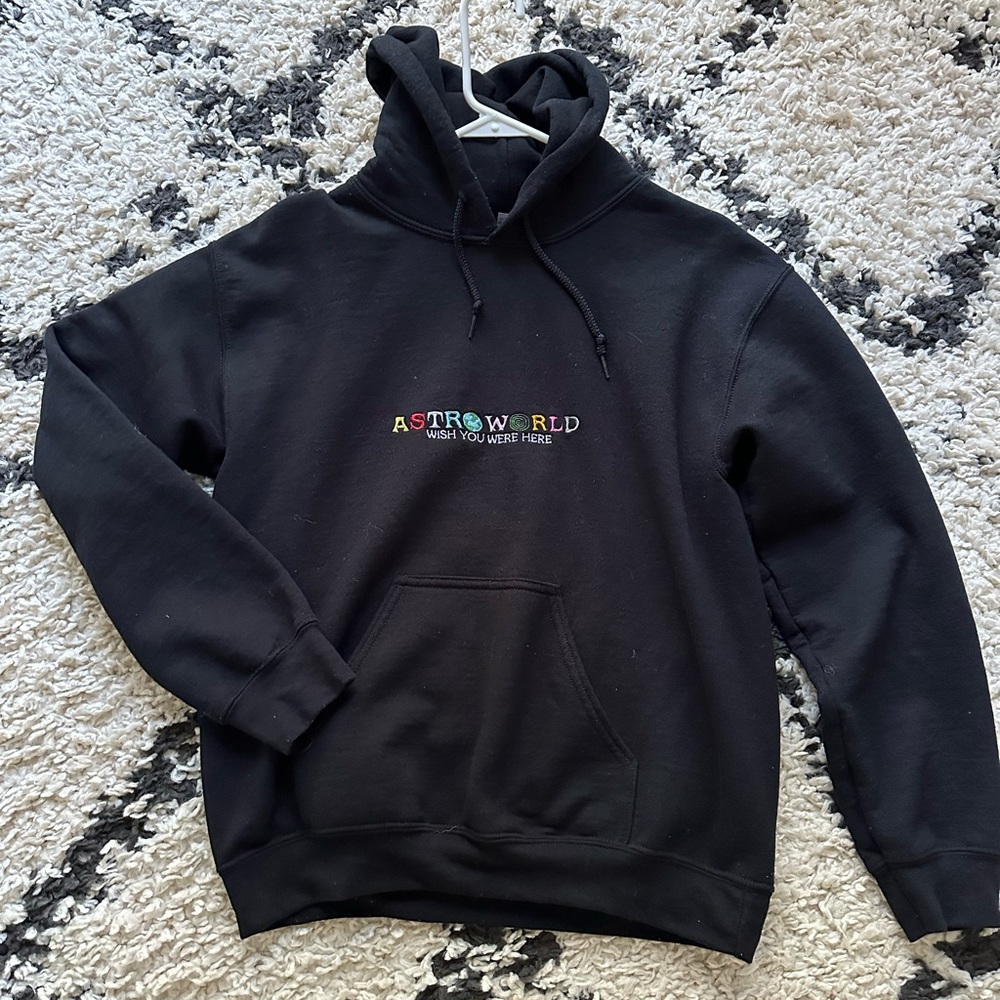 Travis Scott astroworld custom hoodie gildan size small